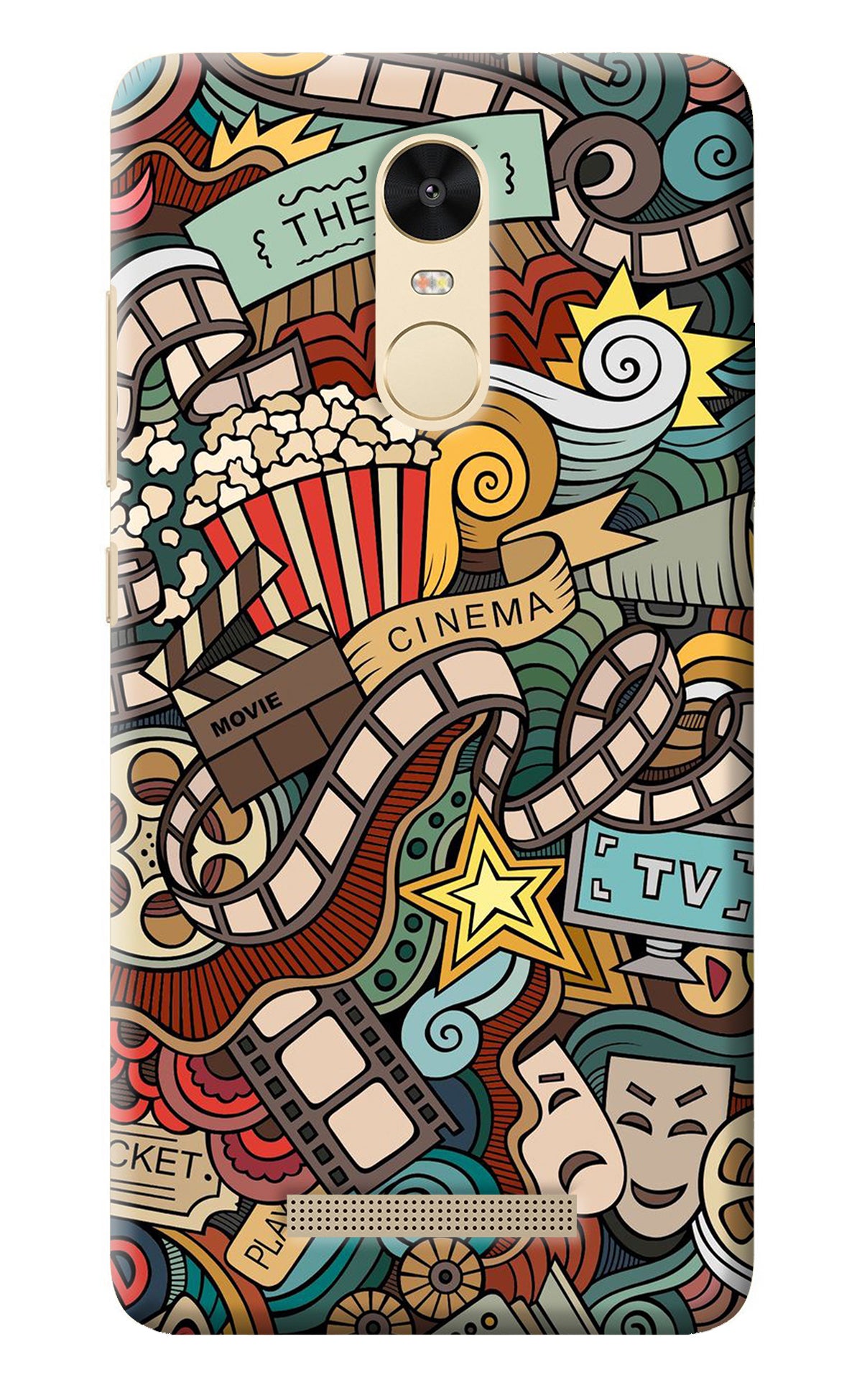 Cinema Abstract Redmi Note 3 Back Cover