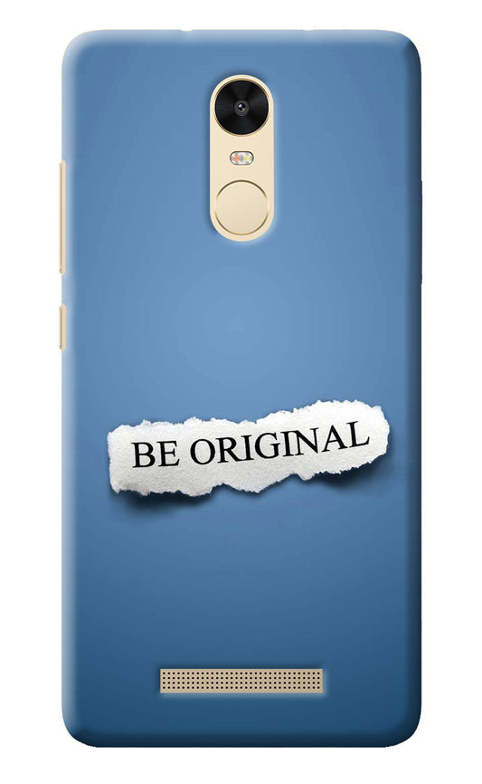 Be Original Redmi Note 3 Back Cover