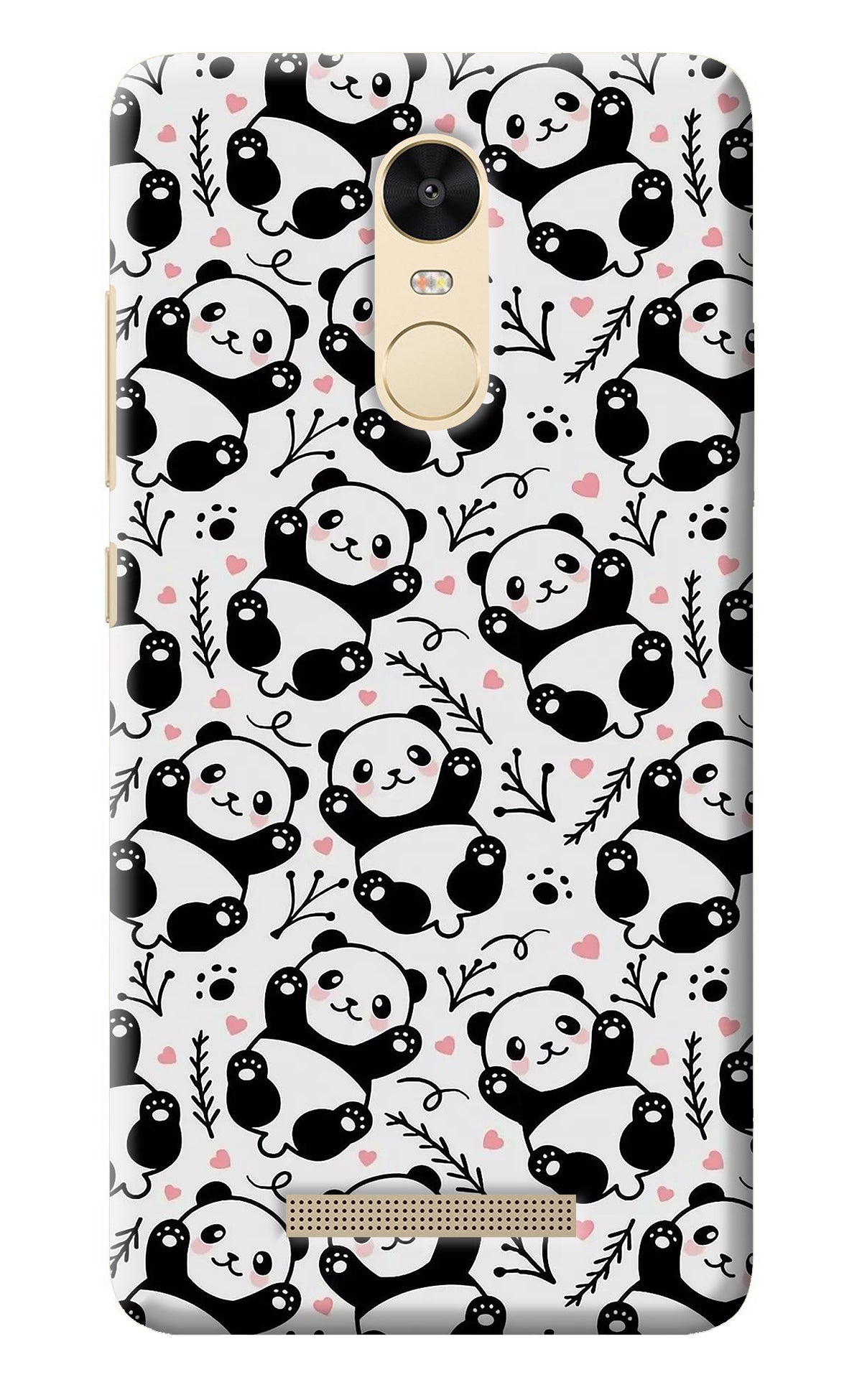 Cute Panda Redmi Note 3 Back Cover
