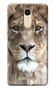 Lion Art Redmi Note 3 Back Cover