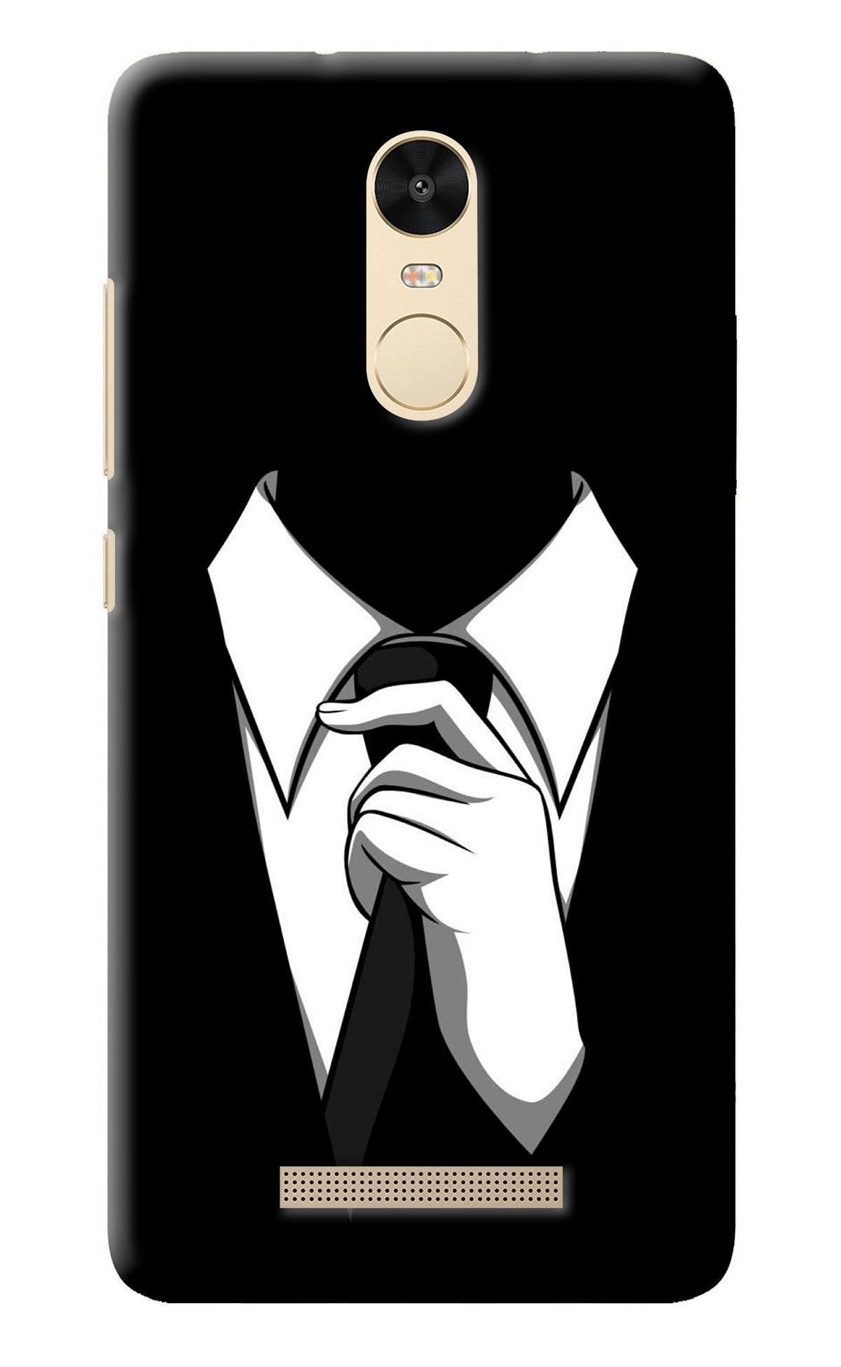 Black Tie Redmi Note 3 Back Cover