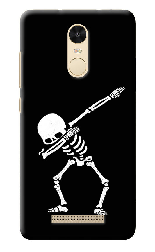 Dabbing Skeleton Art Redmi Note 3 Back Cover