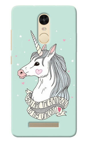 Unicorn Wallpaper Redmi Note 3 Back Cover