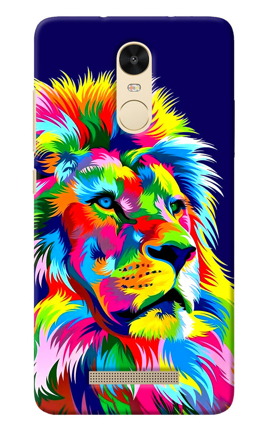 Vector Art Lion Redmi Note 3 Back Cover
