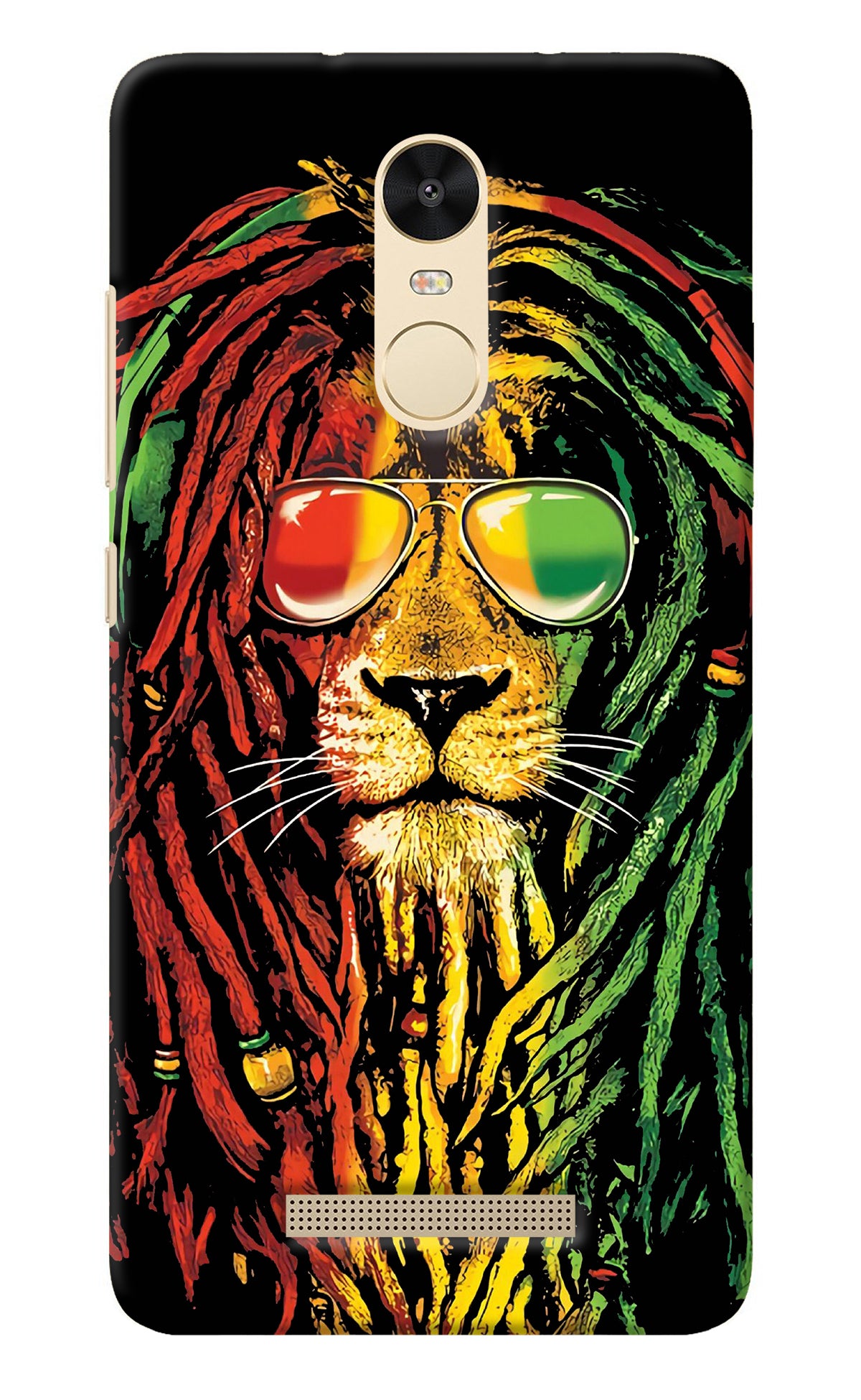Rasta Lion Redmi Note 3 Back Cover