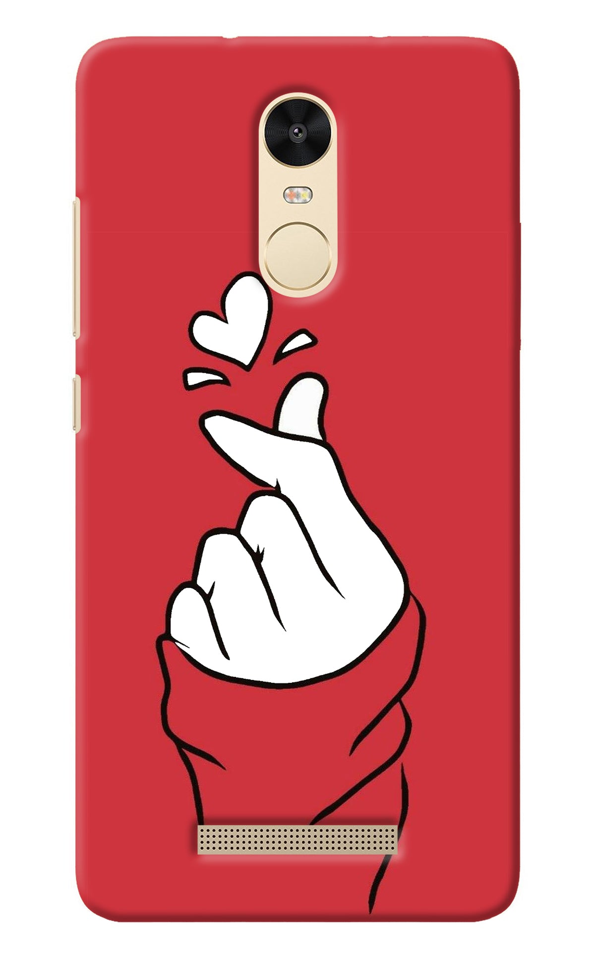 Korean Love Sign Redmi Note 3 Back Cover