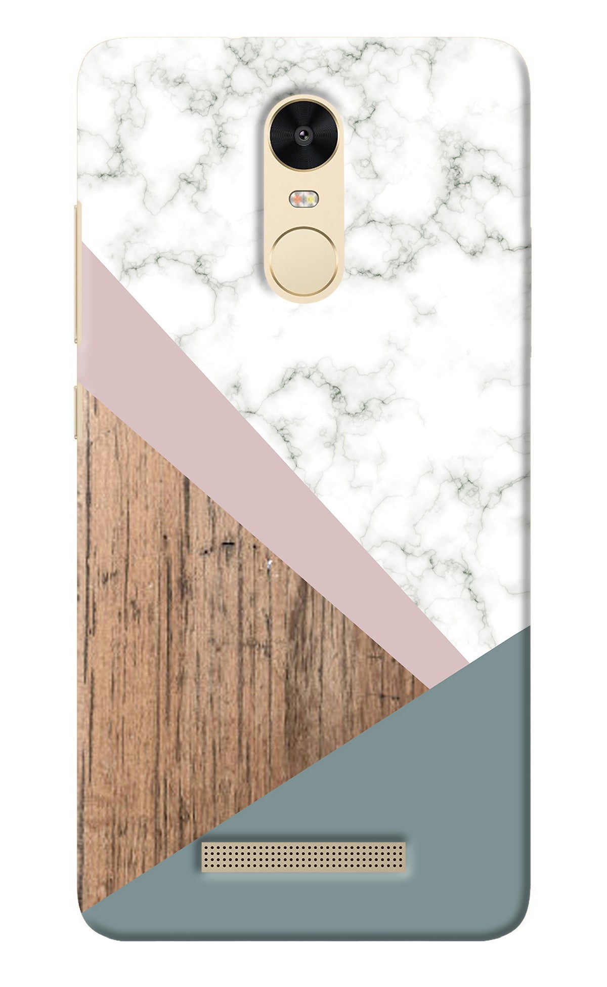 Marble wood Abstract Redmi Note 3 Back Cover