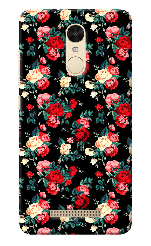 Rose Pattern Redmi Note 3 Back Cover