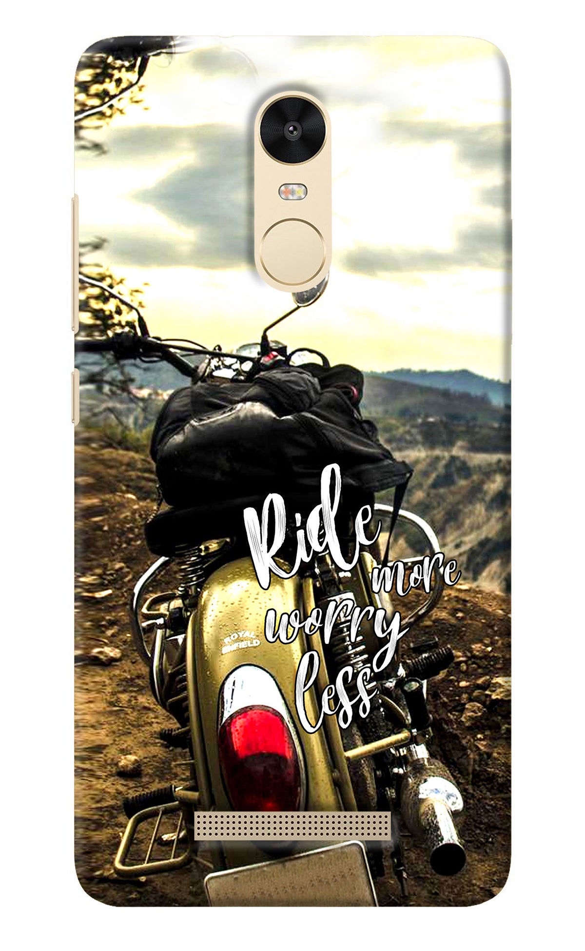 Ride More Worry Less Redmi Note 3 Back Cover