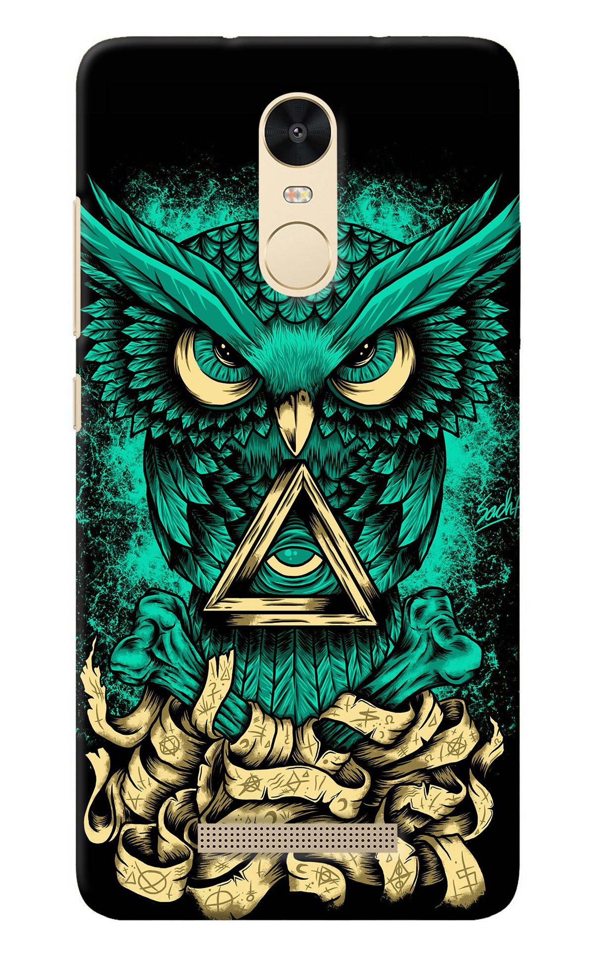 Green Owl Redmi Note 3 Back Cover