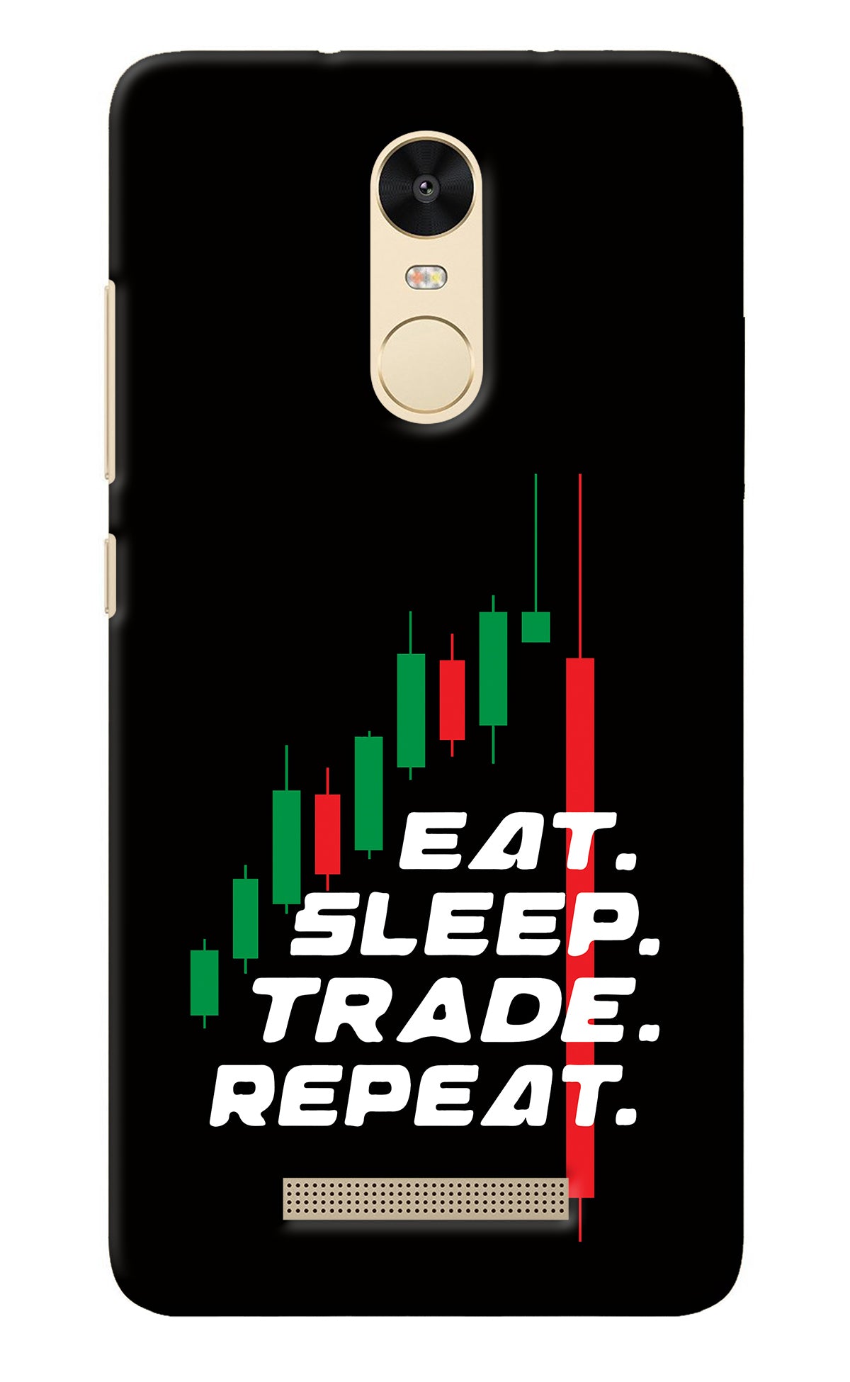 Eat Sleep Trade Repeat Redmi Note 3 Back Cover