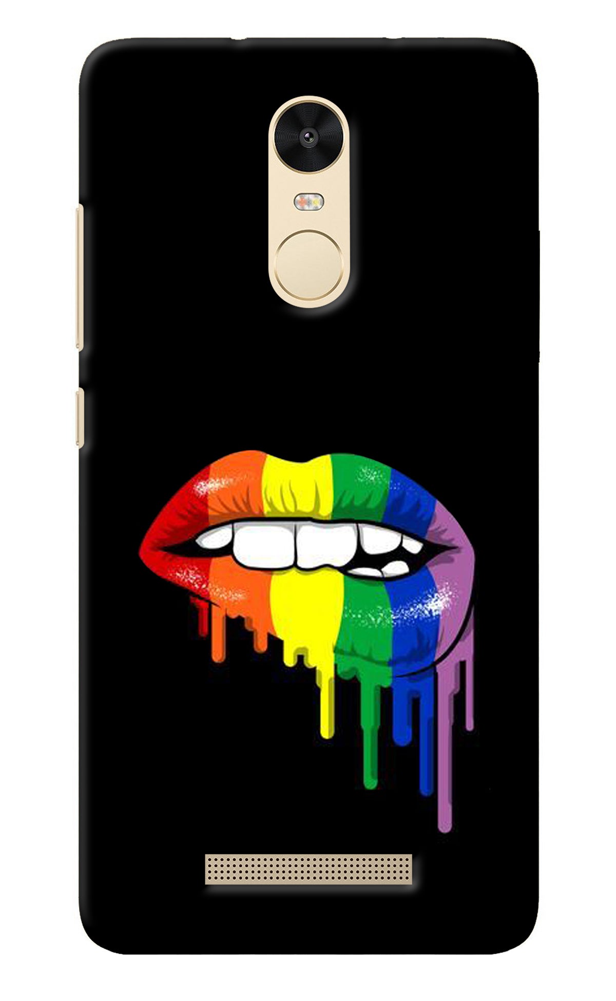 Lips Biting Redmi Note 3 Back Cover