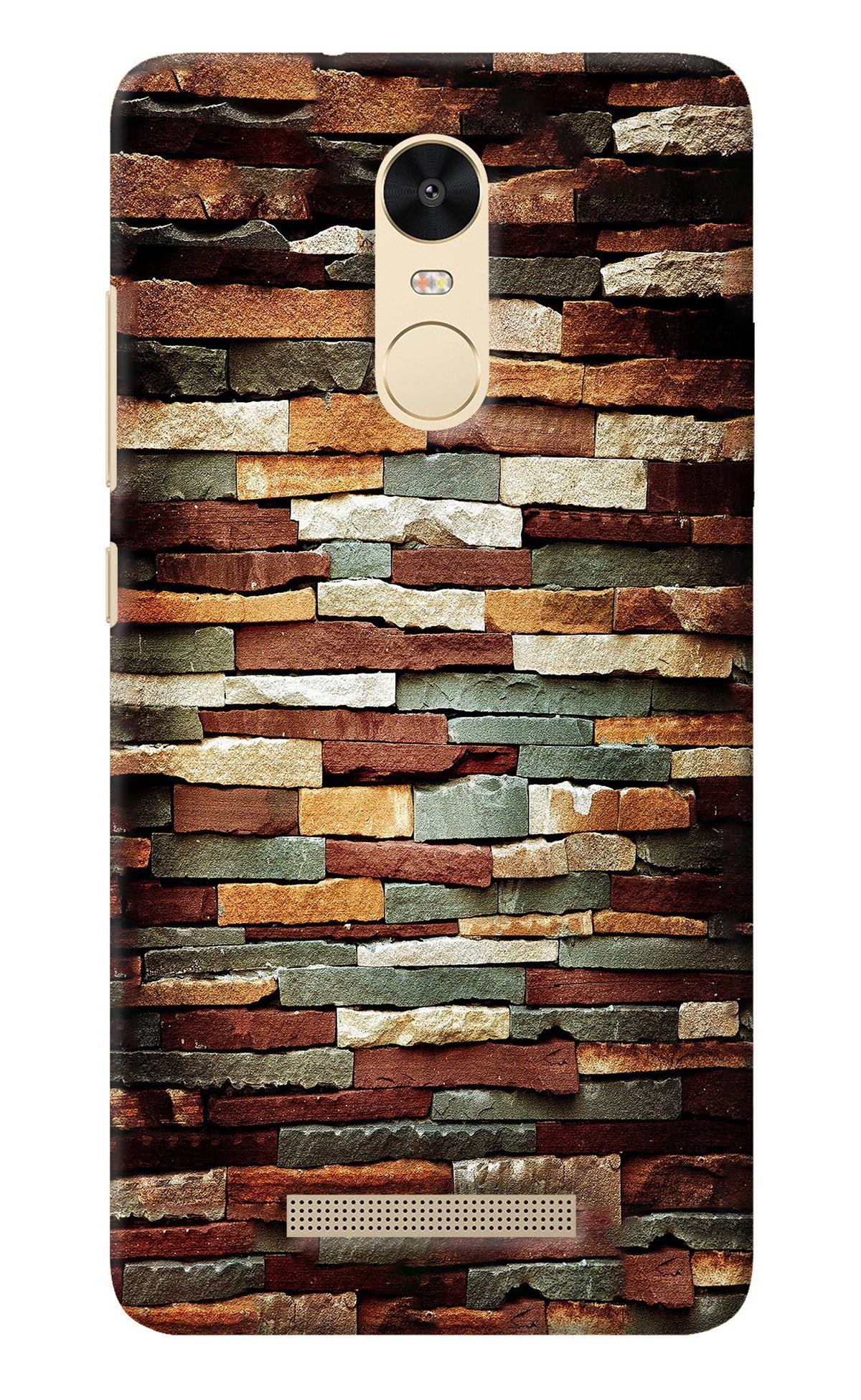 Bricks Pattern Redmi Note 3 Back Cover