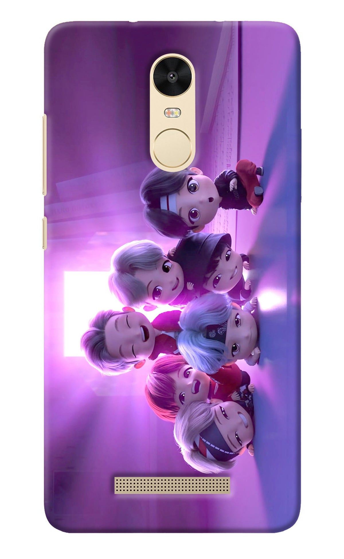 BTS Chibi Redmi Note 3 Back Cover