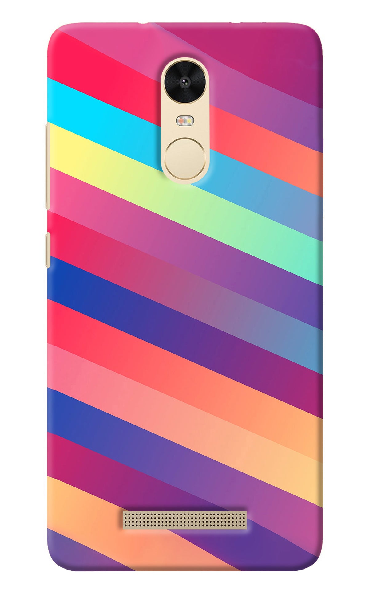 Stripes color Redmi Note 3 Back Cover