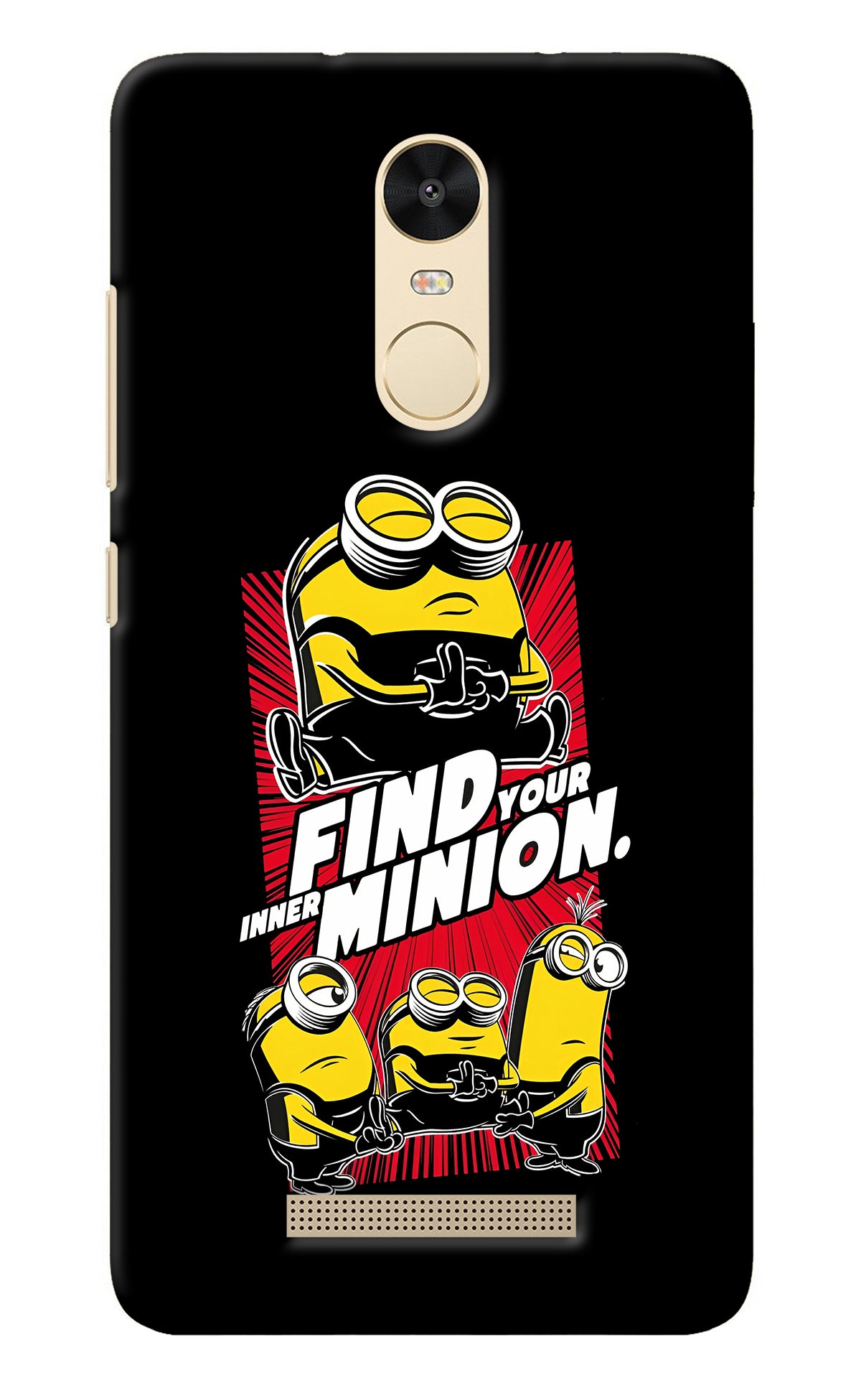 Find your inner Minion Redmi Note 3 Back Cover