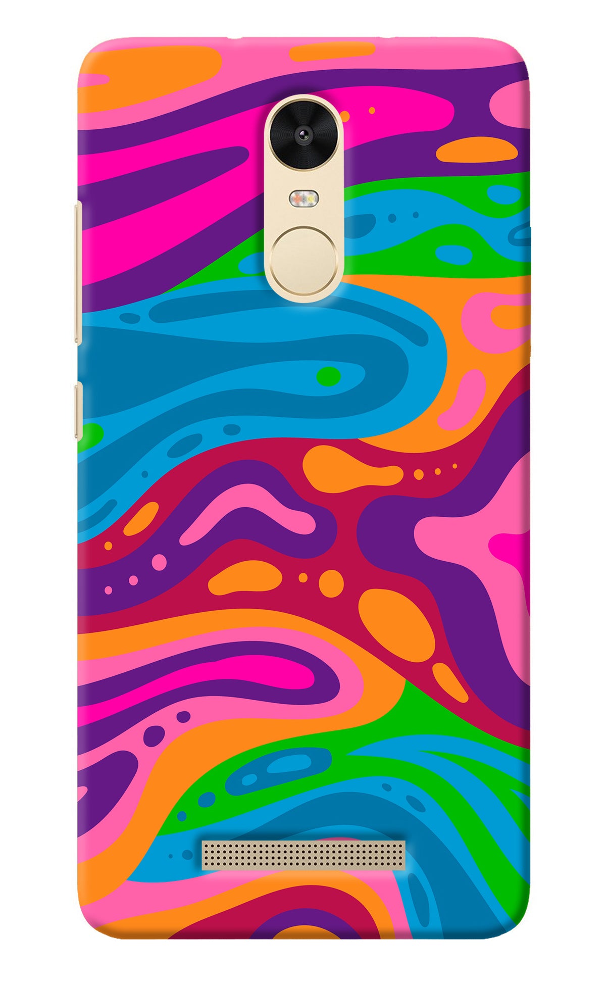 Trippy Pattern Redmi Note 3 Back Cover