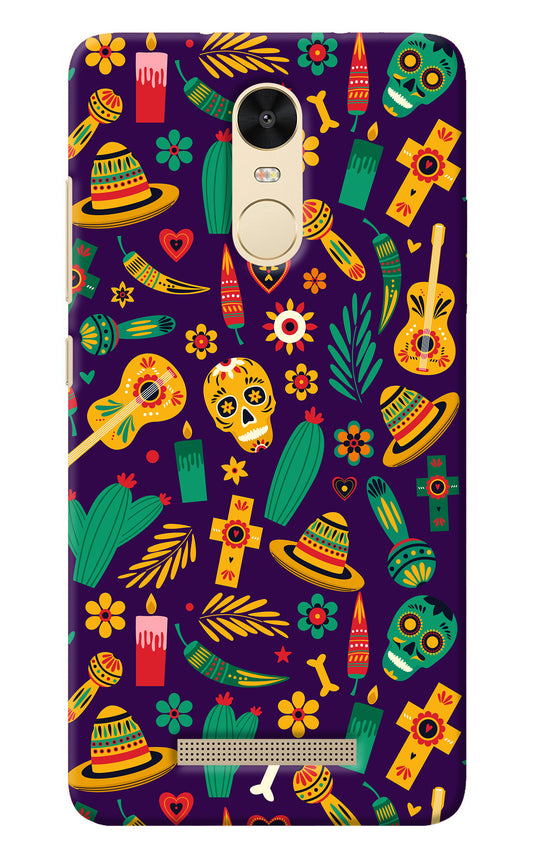 Mexican Artwork Redmi Note 3 Back Cover