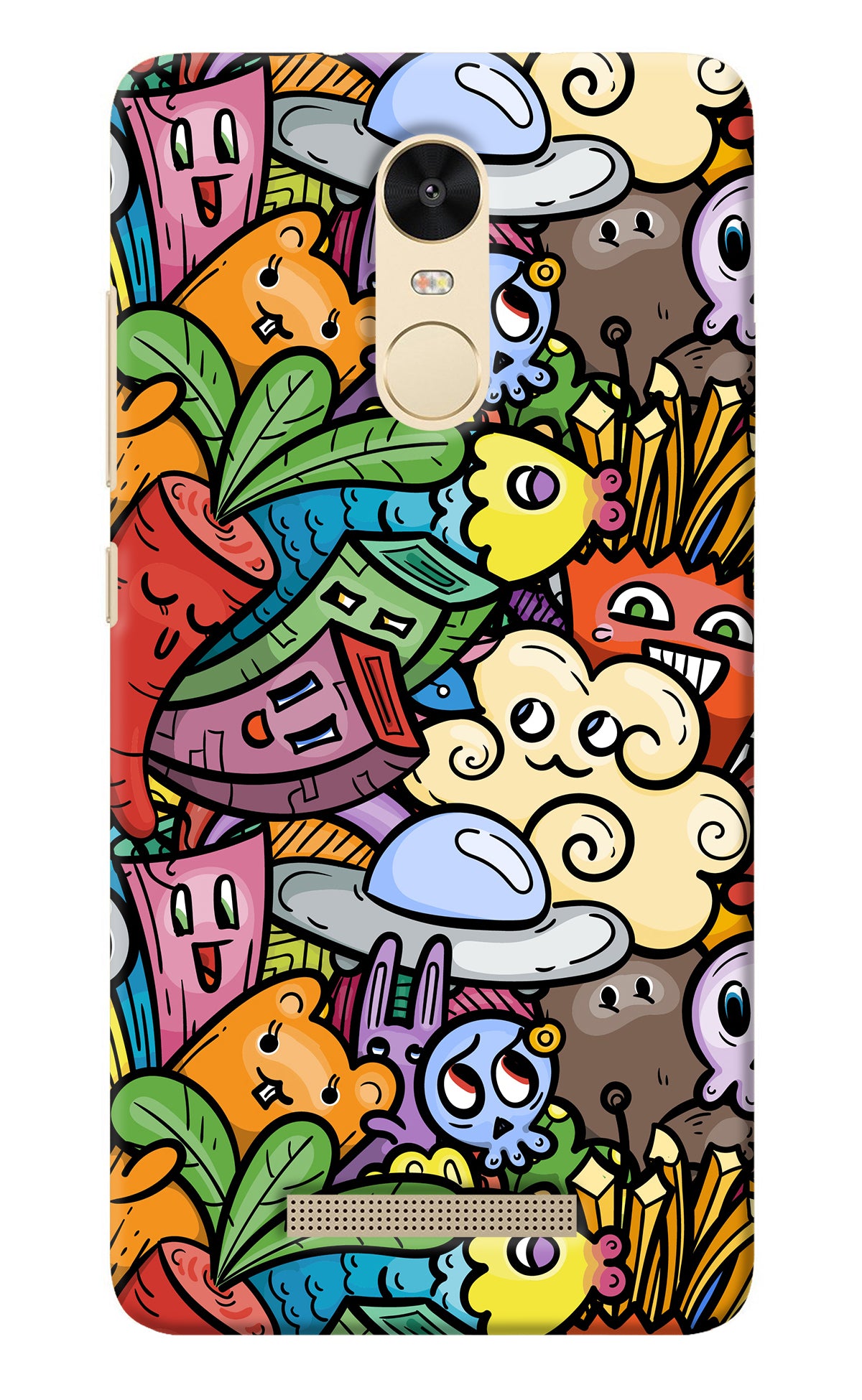 Veggie Doodle Redmi Note 3 Back Cover