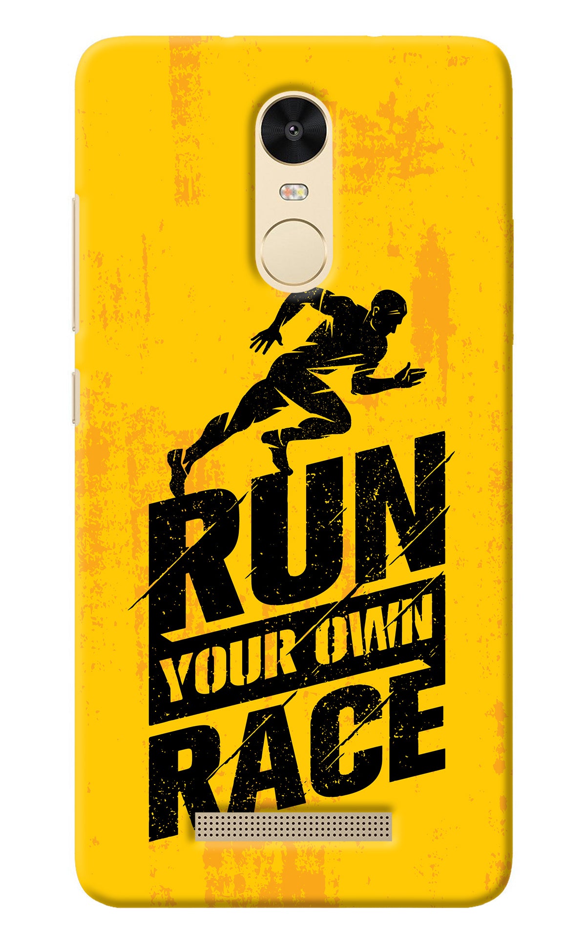 Run Your Own Race Redmi Note 3 Back Cover