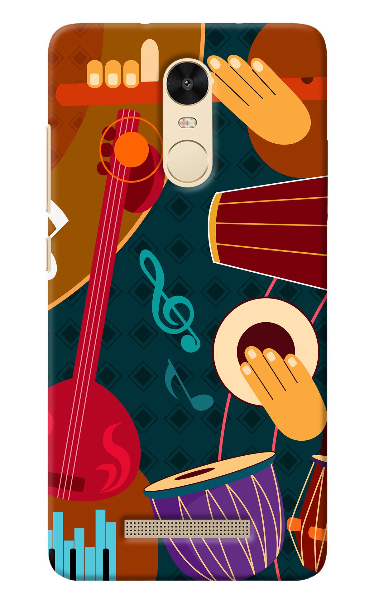 Music Instrument Redmi Note 3 Back Cover