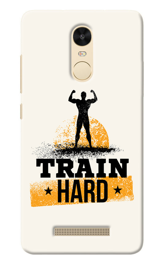Train Hard Redmi Note 3 Back Cover