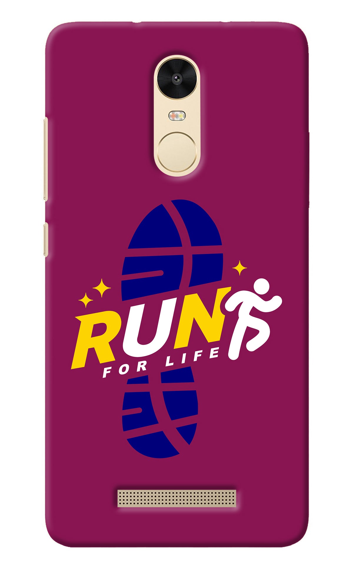 Run for Life Redmi Note 3 Back Cover