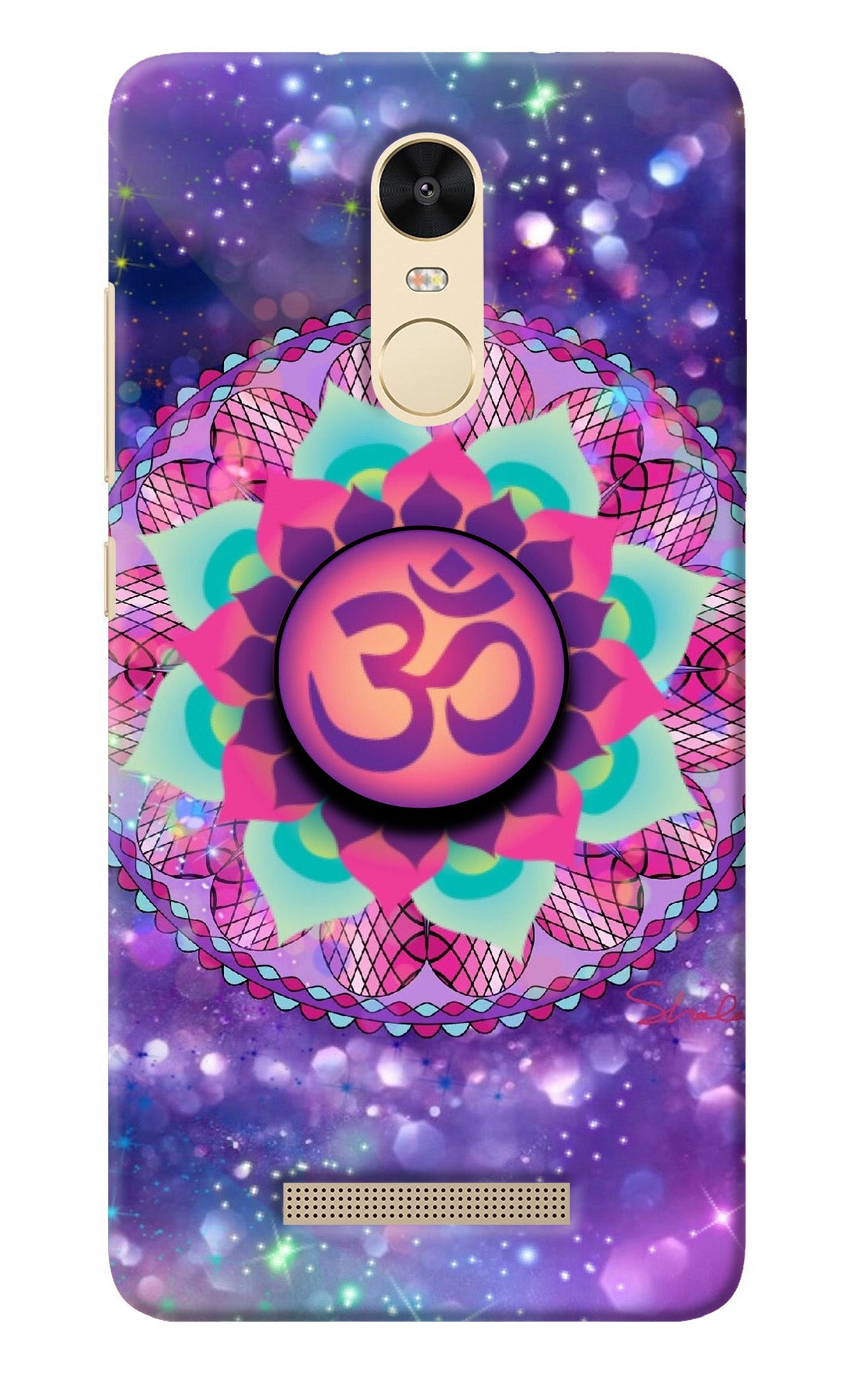 Om Purple Redmi Note 3 Pop Case