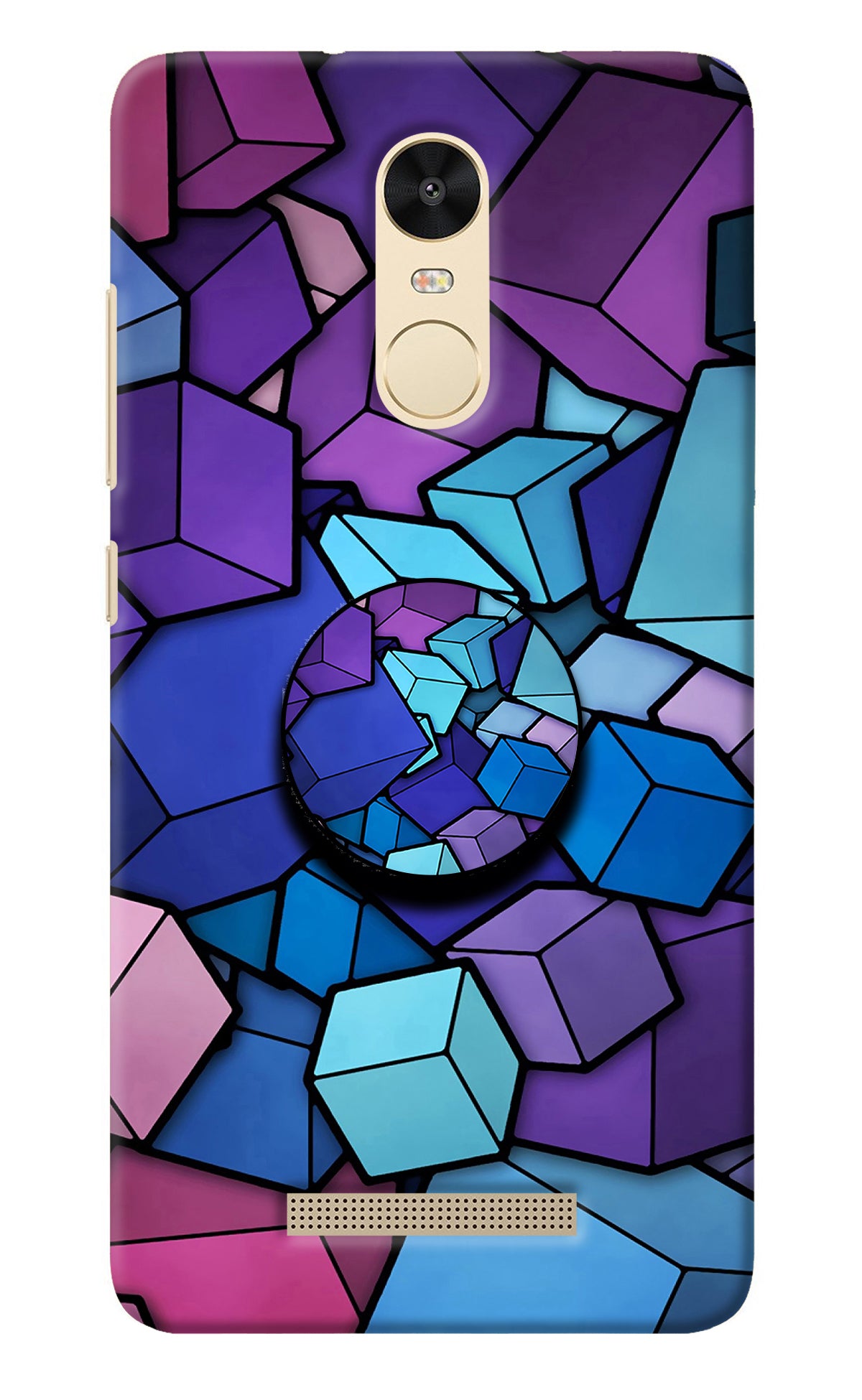 Cubic Abstract Redmi Note 3 Pop Case