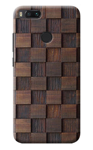 Wooden Cube Design Mi A1 Back Cover