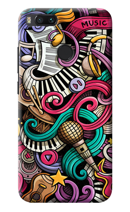 Music Abstract Mi A1 Back Cover