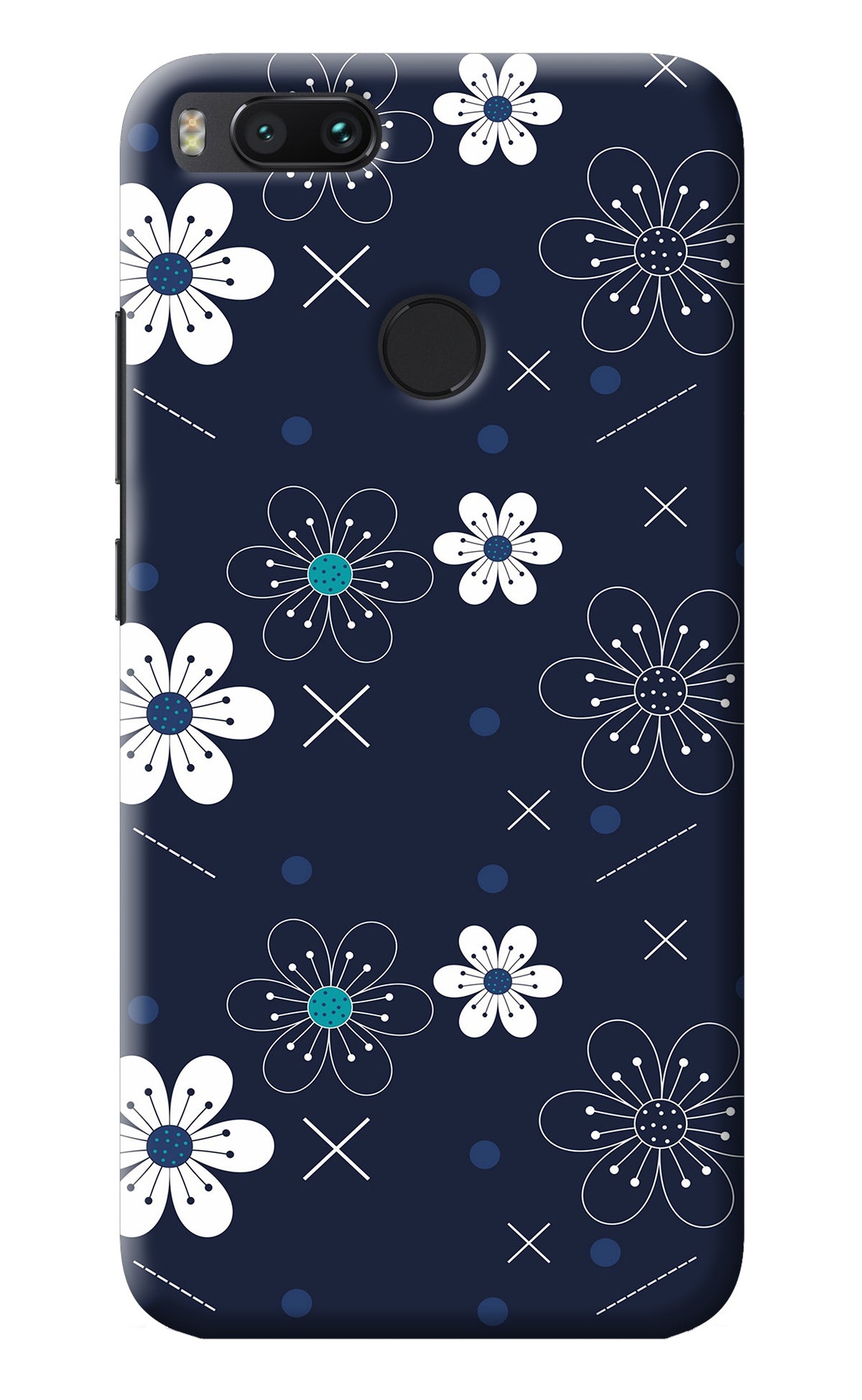 Flowers Mi A1 Back Cover