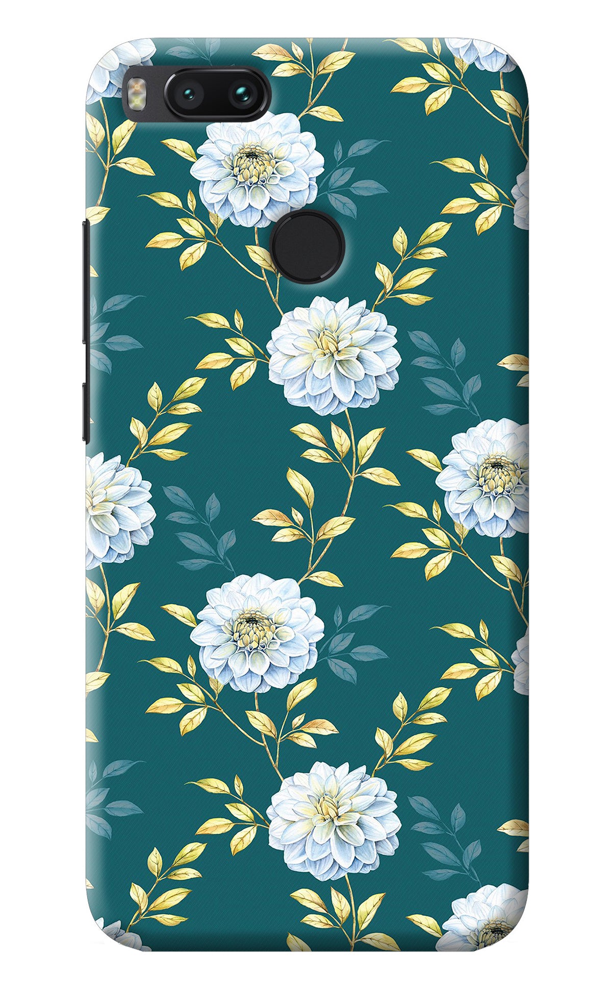 Flowers Mi A1 Back Cover