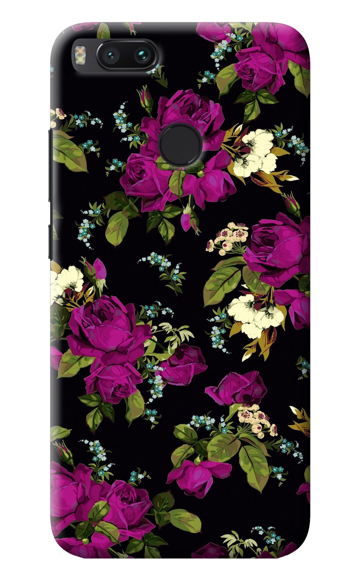 Flowers Mi A1 Back Cover