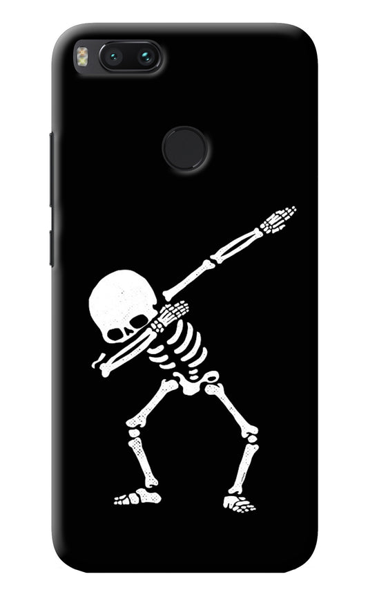 Dabbing Skeleton Art Mi A1 Back Cover