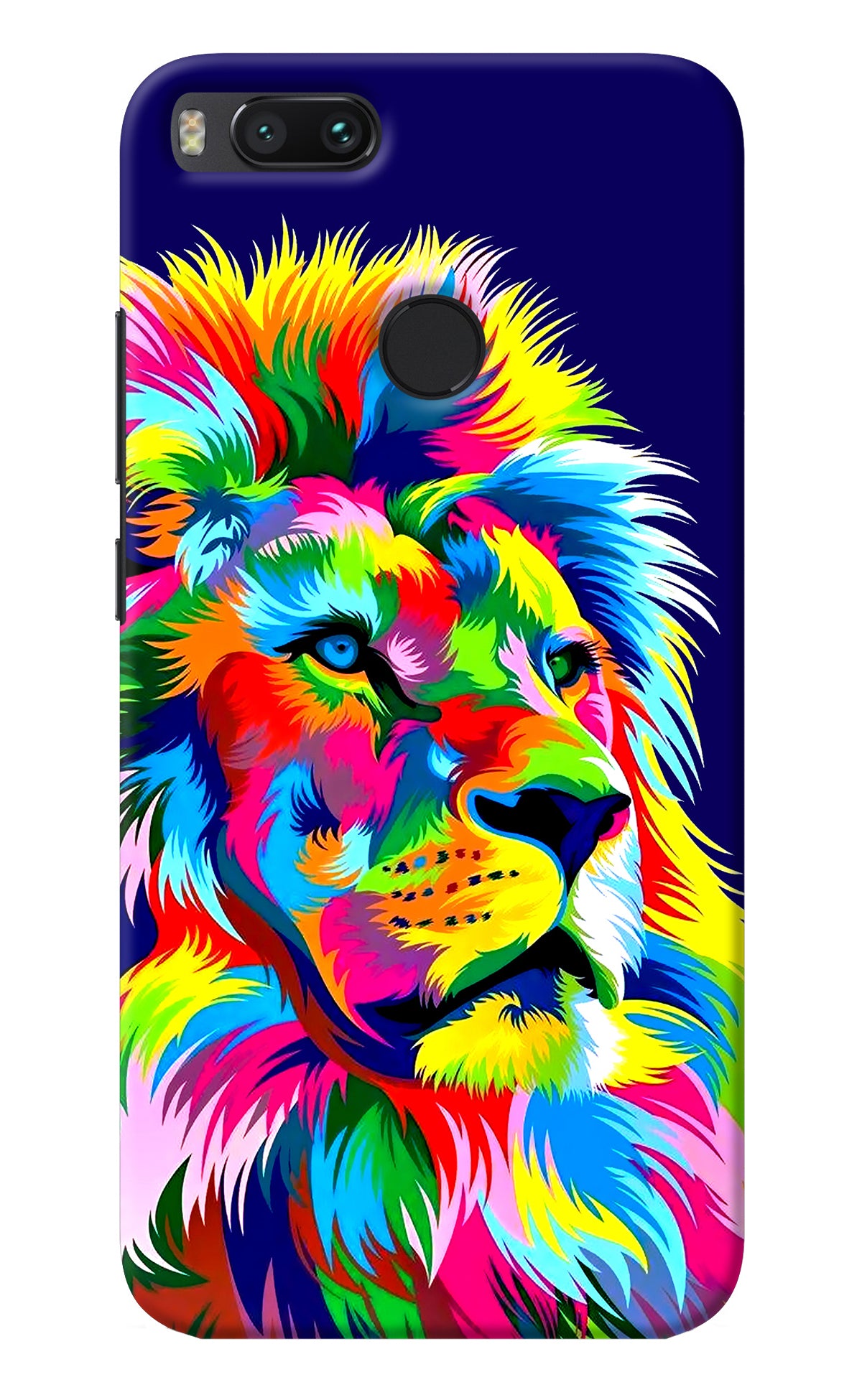 Vector Art Lion Mi A1 Back Cover