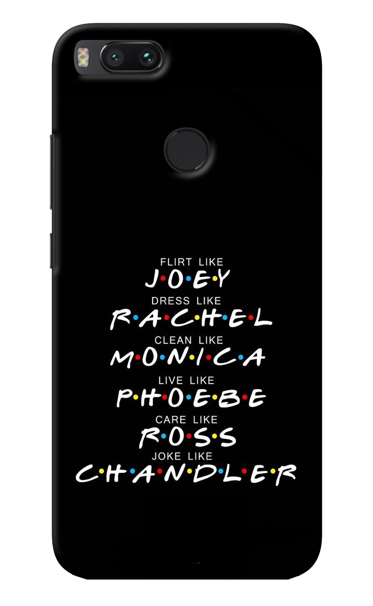 FRIENDS Character Mi A1 Back Cover