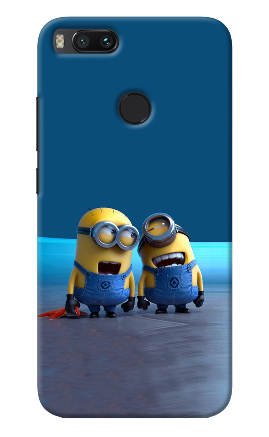 Minion Laughing Mi A1 Back Cover