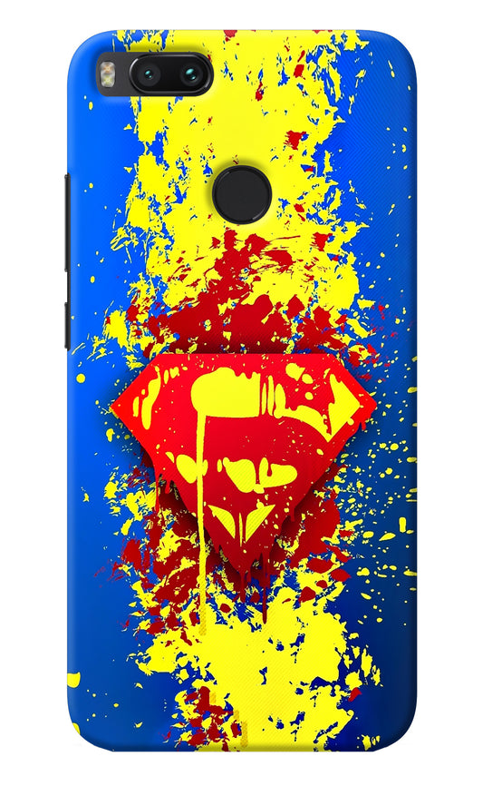 Superman logo Mi A1 Back Cover