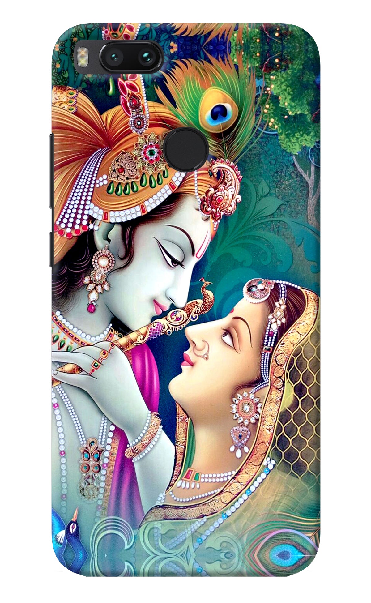 Lord Radha Krishna Mi A1 Back Cover