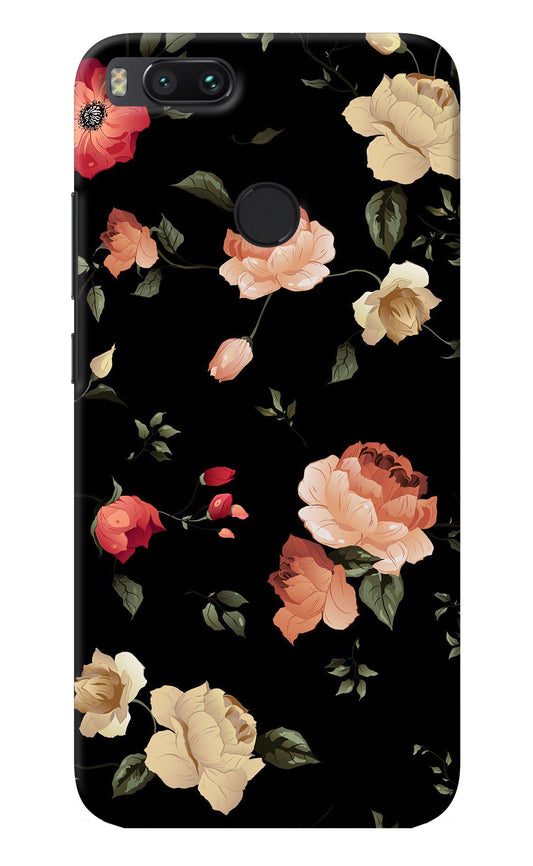 Flowers Mi A1 Back Cover