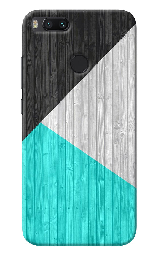 Wooden Abstract Mi A1 Back Cover