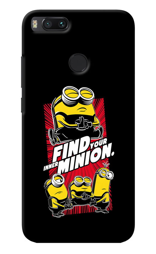 Find your inner Minion Mi A1 Back Cover