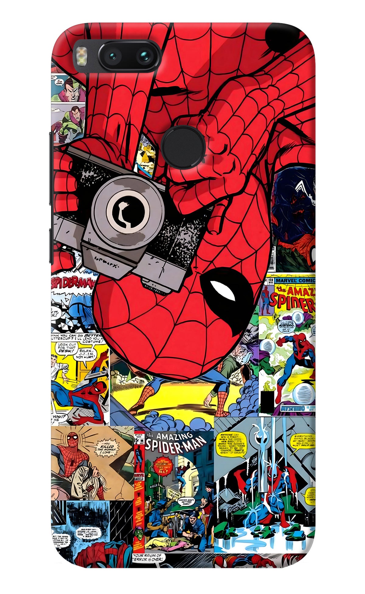 Spider Man Mi A1 Back Cover