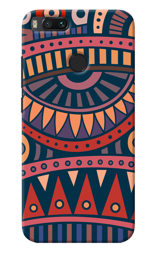 African Culture Design Mi A1 Back Cover