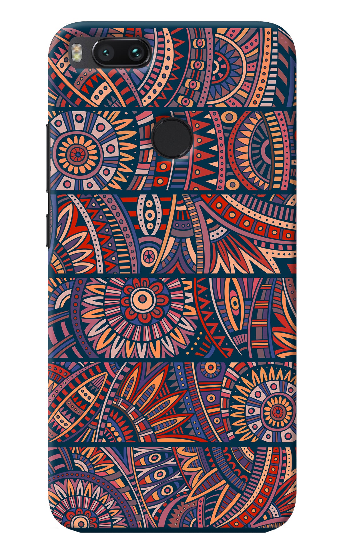 African Culture Design Mi A1 Back Cover