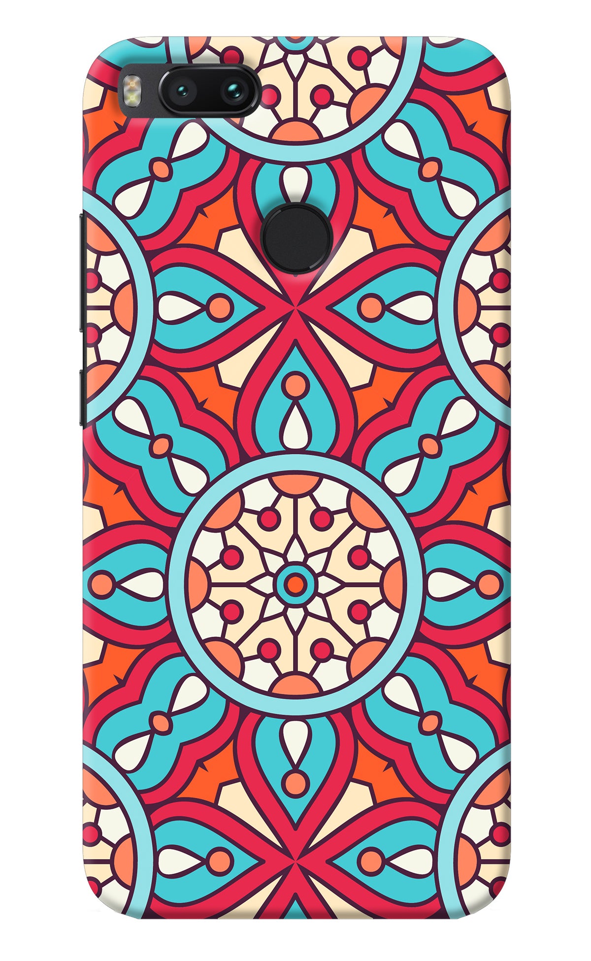 Mandala Geometric Mi A1 Back Cover