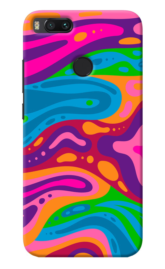 Trippy Pattern Mi A1 Back Cover