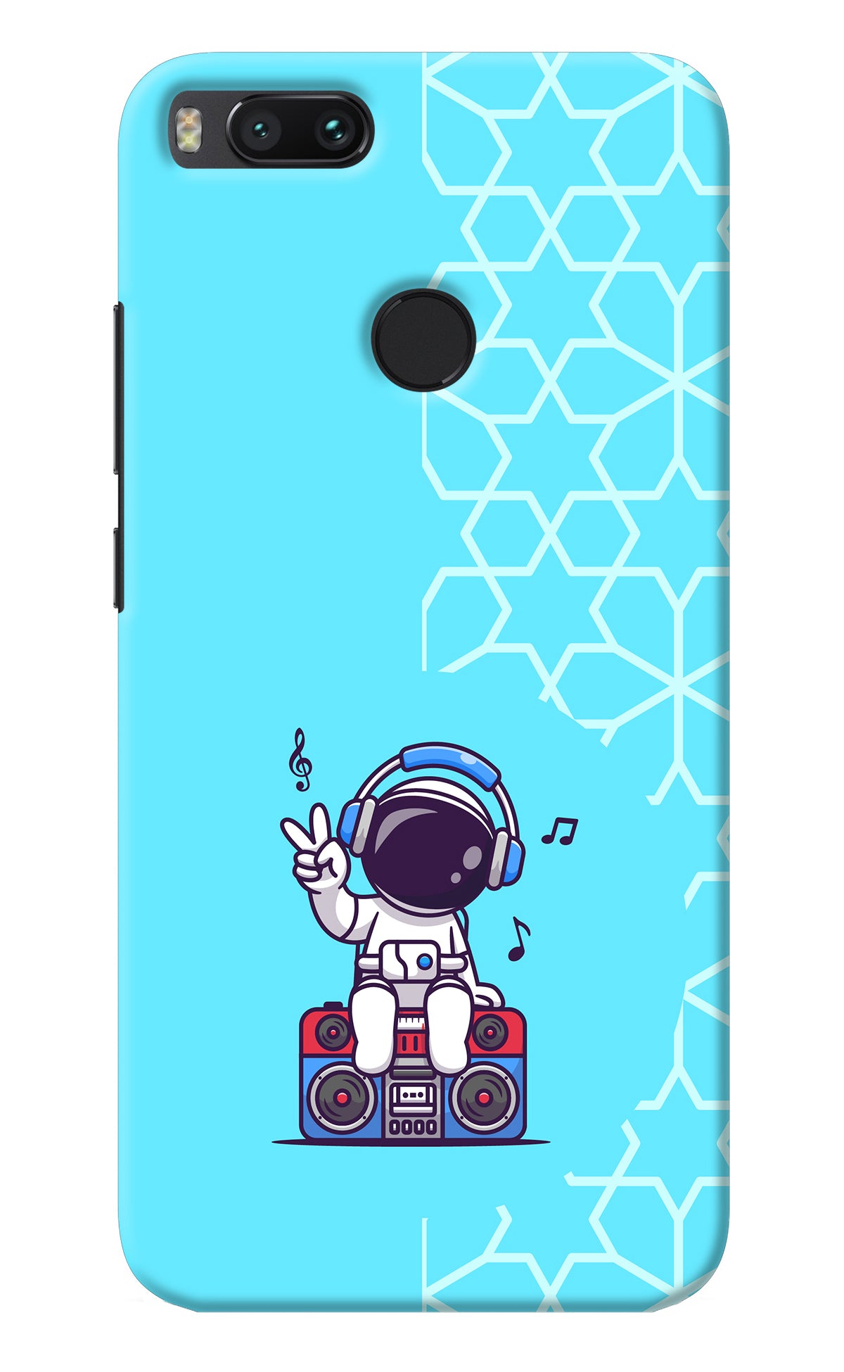 Cute Astronaut Chilling Mi A1 Back Cover