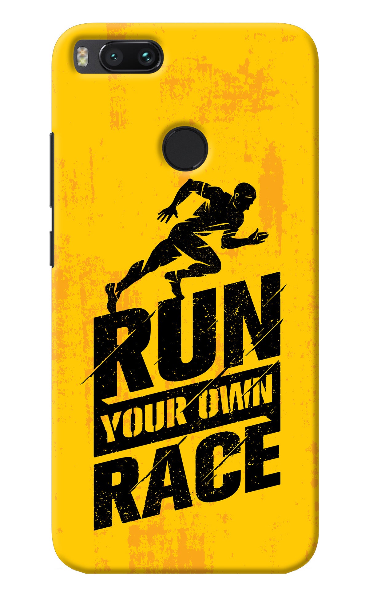 Run Your Own Race Mi A1 Back Cover